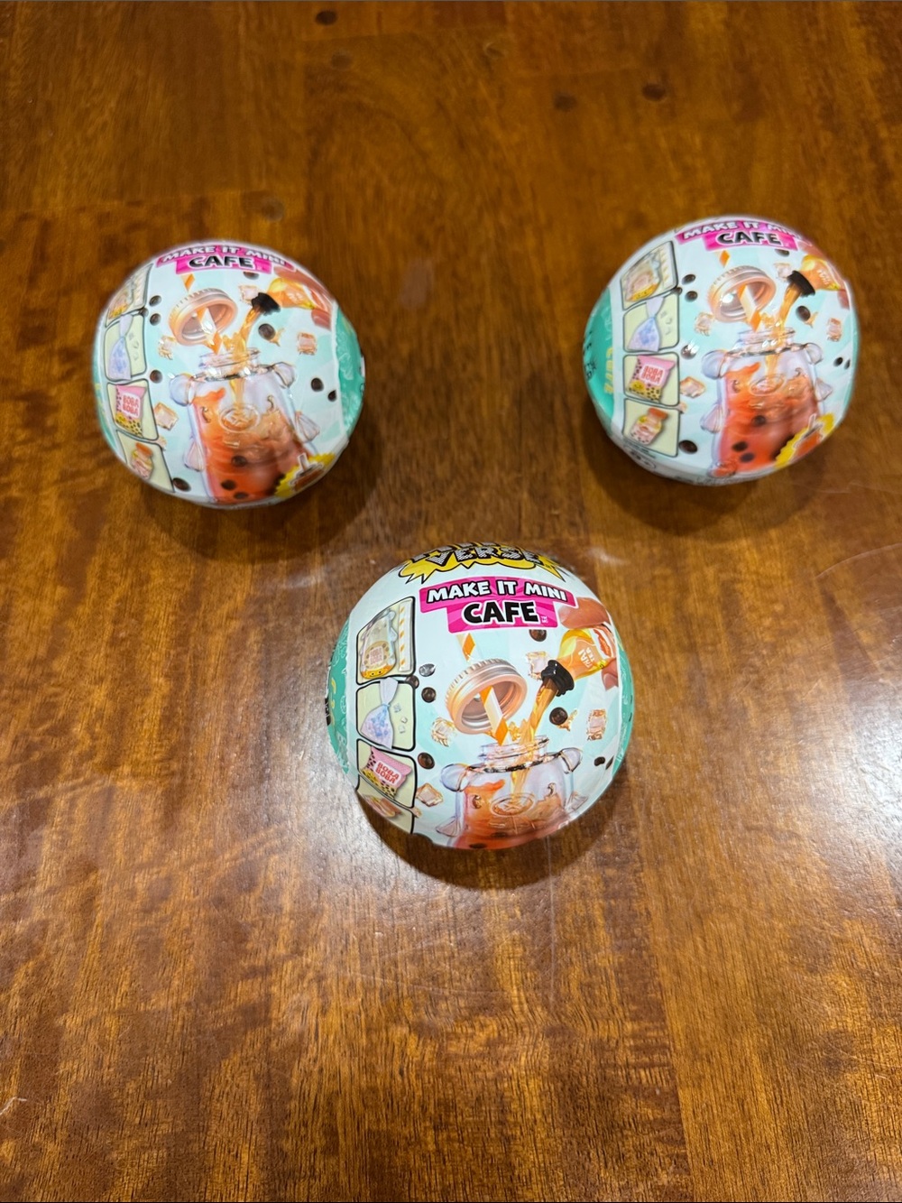 Lot of 3 New Factory Sealed MGA's Miniverse Make It Mini Cafe Series 4